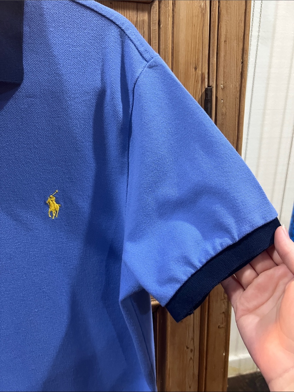 Polo by Ralph Lauren Blue Short Sleeve Polo - Picture 4 of 7